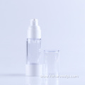 Cosmetic Skincare 30ml 50ml Airless Bottle White Pump